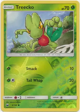 Celestial Storm Treecko #8/168 reverse holo